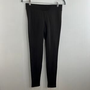 VINCE Brown Elastic Waist Ponte Skinny Stretch Pull-On Leggings Pants Size Small